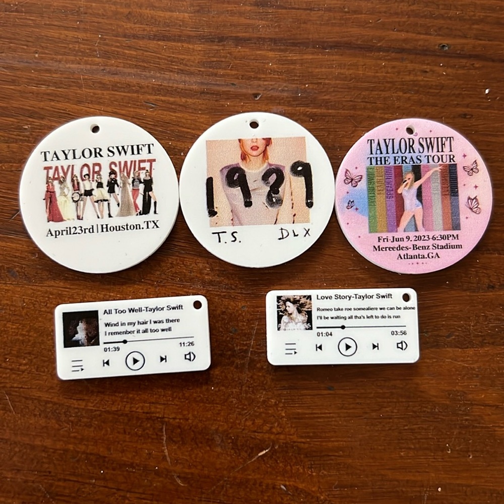Mini Taylor Swift ornaments